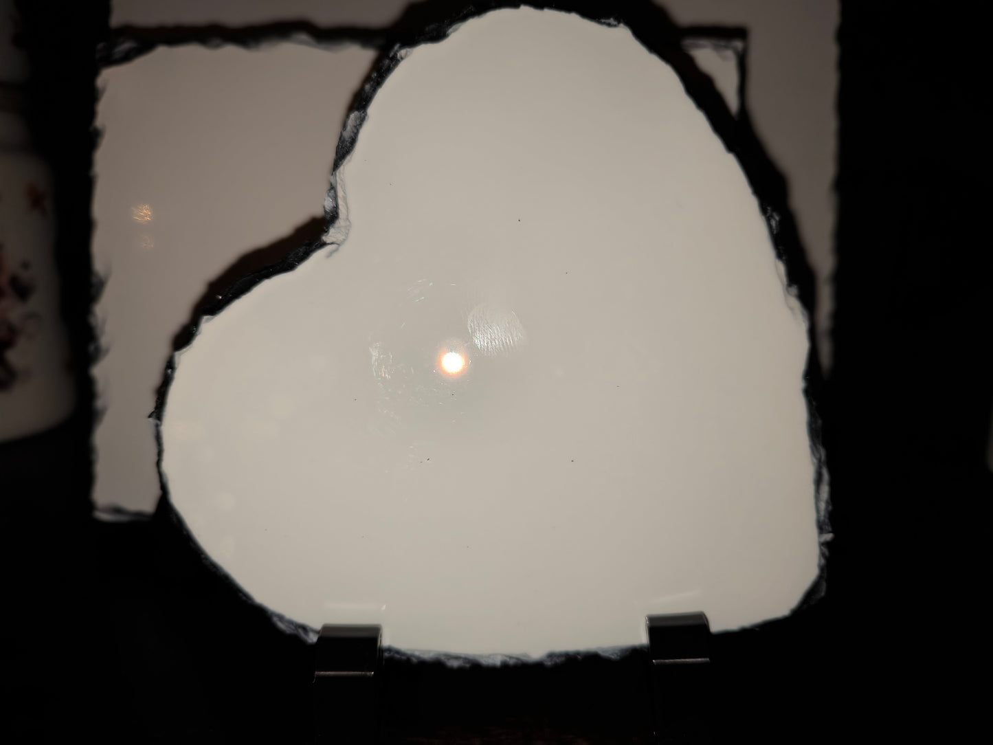 Schiefertafel mit Fotodruck