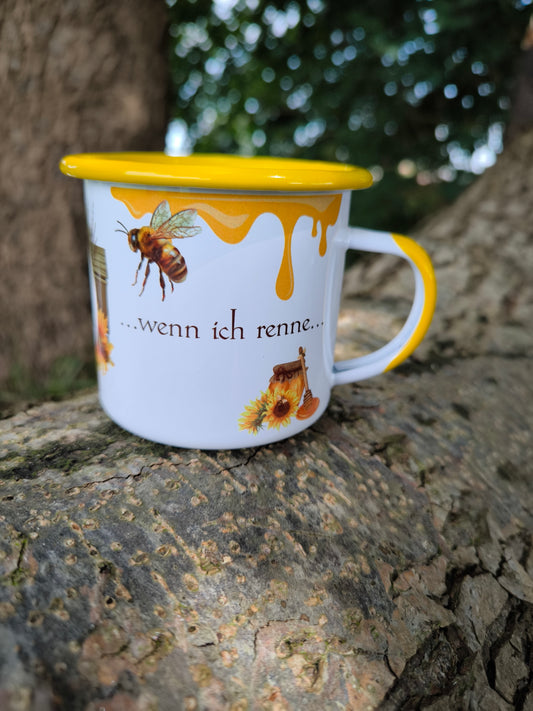 Emaille Tasse Imker