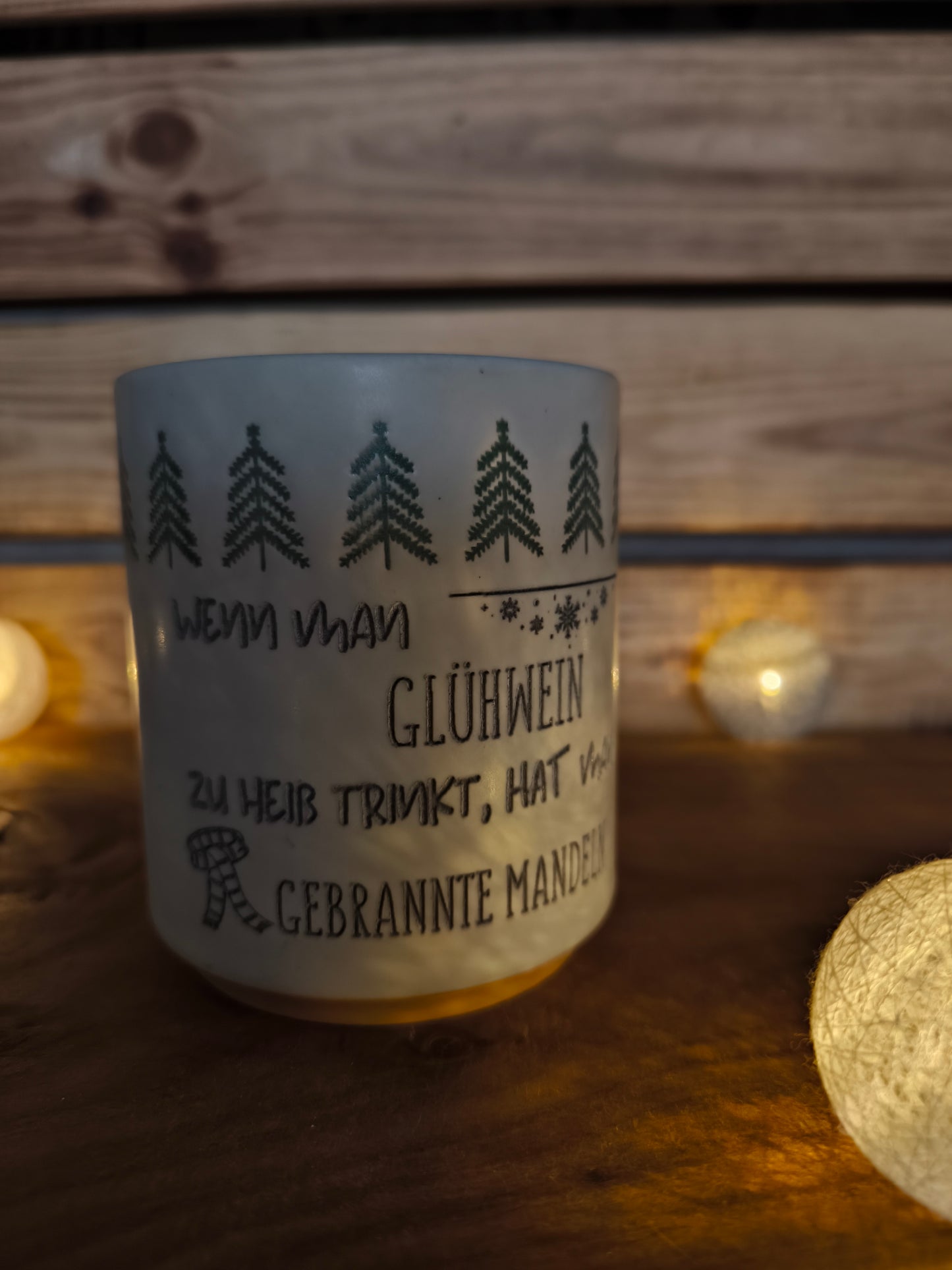 Glühwein Tasse " Gebrannte Mandeln "