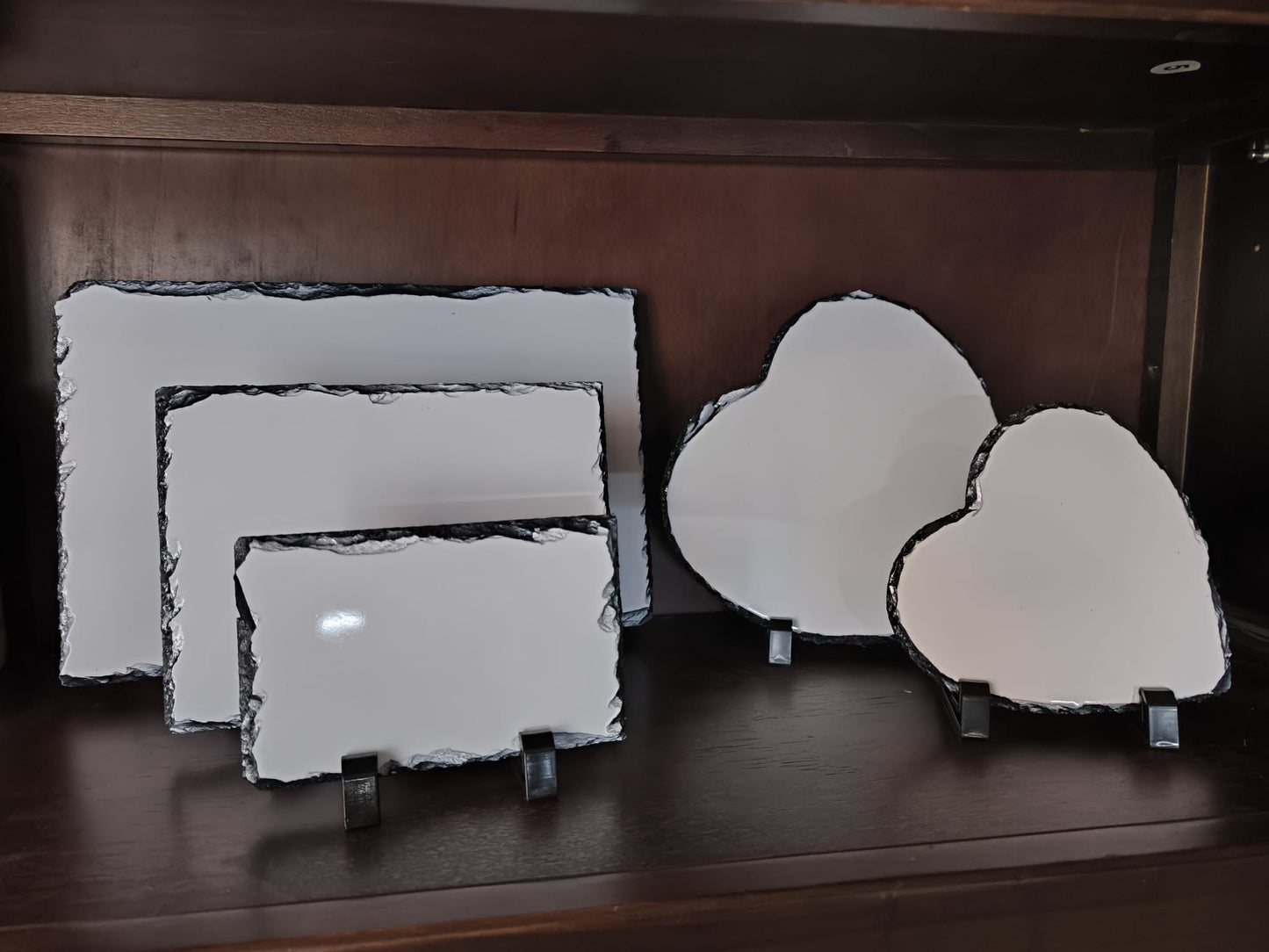 Schiefertafel mit Fotodruck