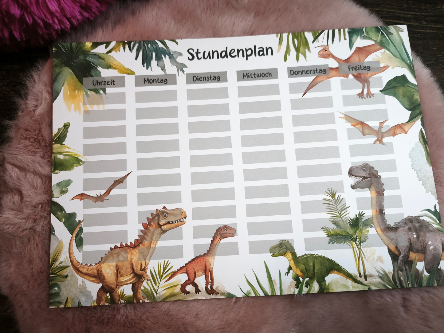 Stundenplan für Kinder